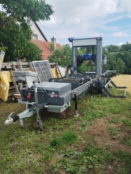 Nabízím použitou - Mobilní pásovou pilu TP-600 z TP+ SPZ