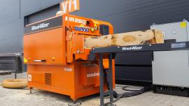 Představení MR250: Nejmodernější dvouhřídelová rozmítací kotoučová pila Wood-Mizer pro průmyslové řezání