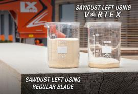 Wood-Mizer uvádí pilový pás Vortex Sawdust-Removal