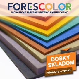 Farebné MDF dosky FORESCOLOR – prémiový materiál pre dizajnové interiéry